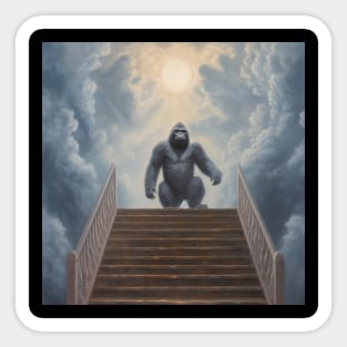 Harambe Stairway To Heaven Sticker